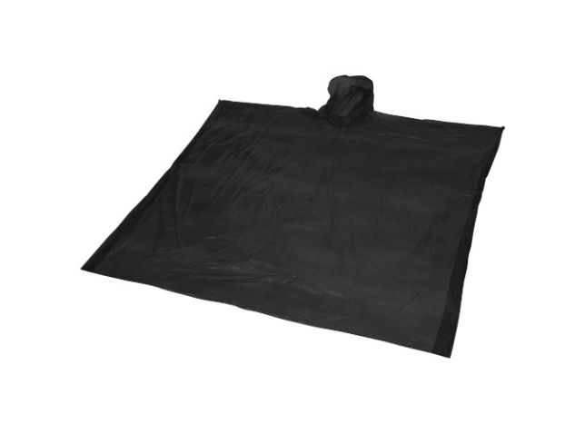 Ziva wegwerp regenponcho met opbergtasje