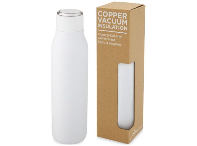 Marka 600 ml koperen vacuüm geïsoleerde fles met metalen lus