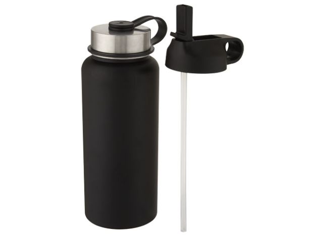Supra 1 liter koper vacuüm geïsoleerde drinkfles met 2 deksels