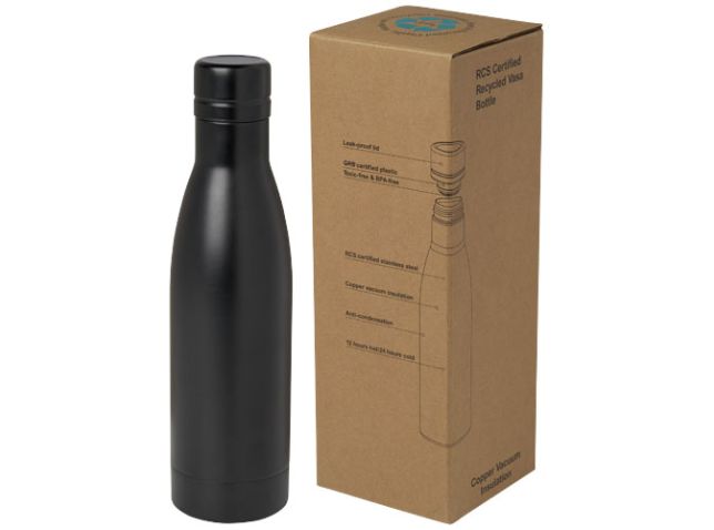Vasa 500 ml RCS-gecertificeerde gerecyclede roestvrijstalen koperen vacuümgeïsoleerde fles