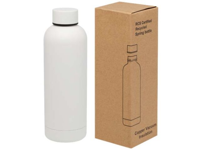 Spring 500 ml RCS-gecertificeerde gerecyclede roestvrijstalen koperen vacuümgeïsoleerde fles