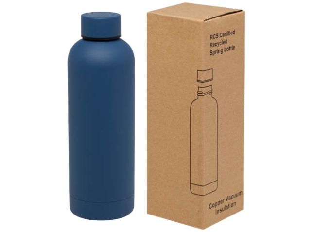 Spring 500 ml RCS-gecertificeerde gerecyclede roestvrijstalen koperen vacuümgeïsoleerde fles