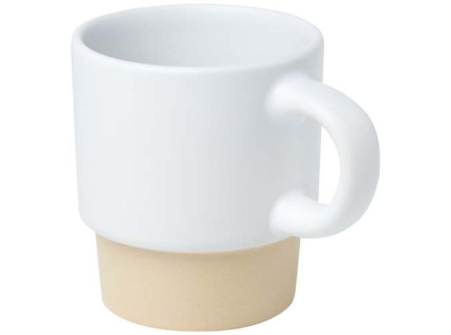 Olympia 130 ml stapelbare expressokop met kleibodem