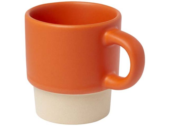 Olympia 130 ml stapelbare expressokop met kleibodem