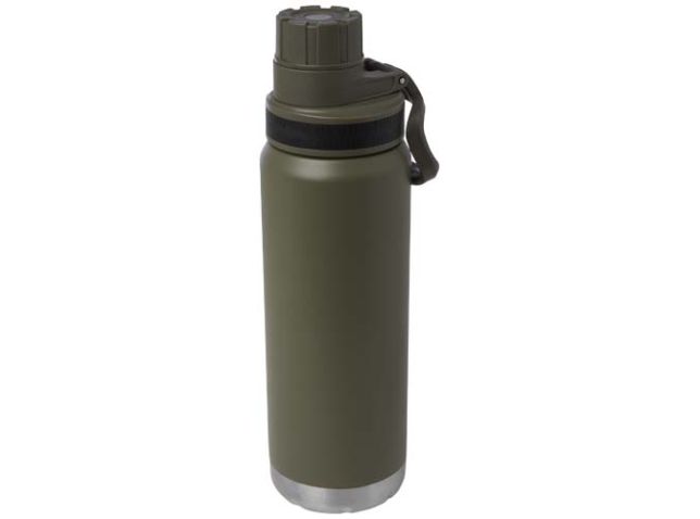 Fortis 700 ml RCS-gecertificeerde waterfles van gerecycled roestvrij staal met koperen vacuümisolatie (geschikt voor koolzuur