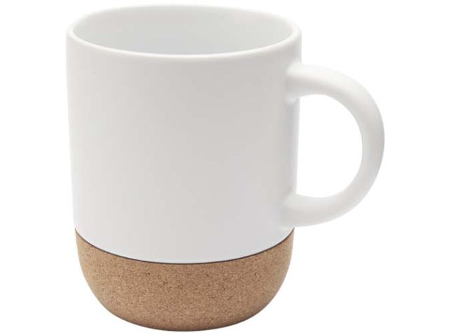 Billie 300 ml mok voor sublimatie van keramiek met kurkdetails