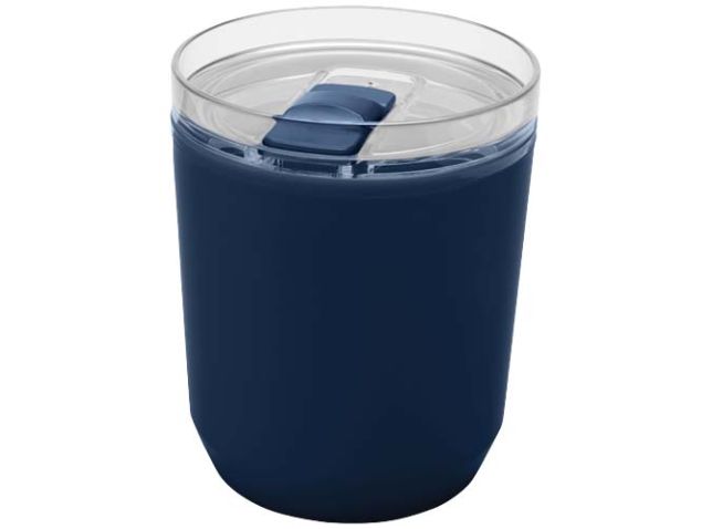 Hudson 180 ml dubbelwandige beker van gerecycled plastic