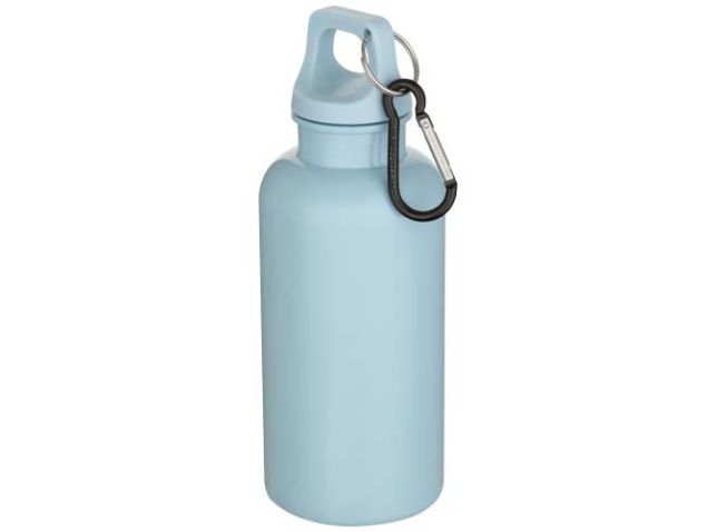 Oregon 400 ml effen waterfles van RCS gecertificeerd gerecycled plastic met karabijnhaak 