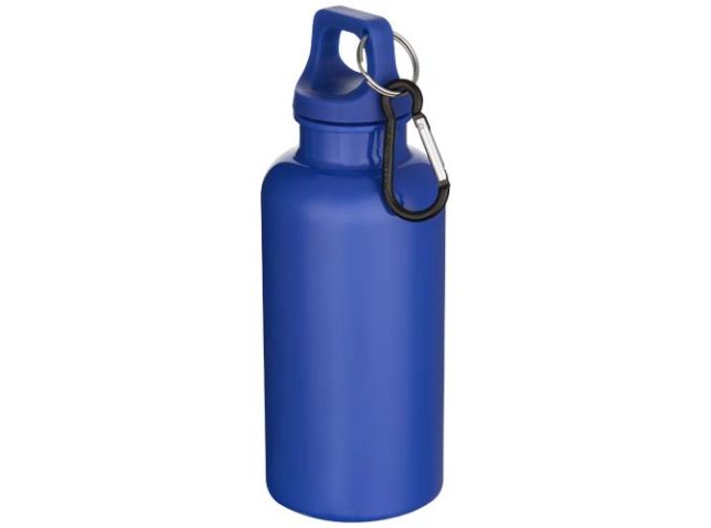 Oregon 400 ml effen waterfles van RCS gecertificeerd gerecycled plastic met karabijnhaak 