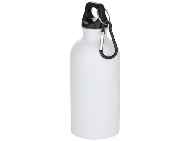 Oregon 400 ml sublimatie RCS gecertificeerde gerecyclede enkelwandige roestvrijstalen waterfles met karabijnhaak