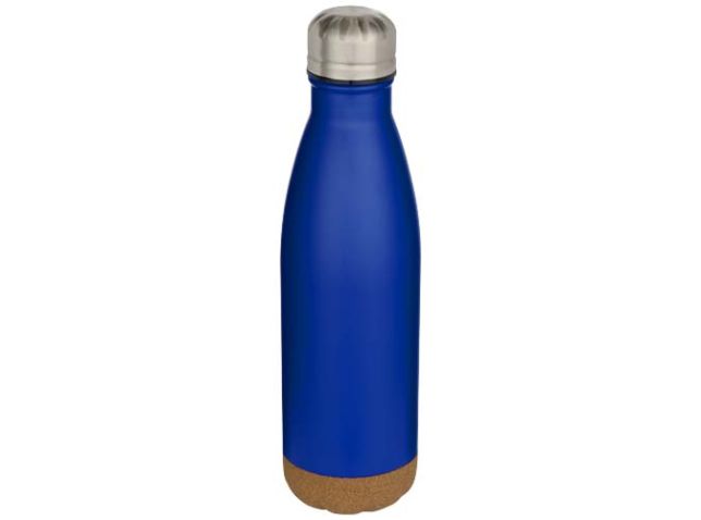 Cove 500 ml dubbelwandige vacuüm geïsoleerde roestvrijstalen waterfles met kurkdetails