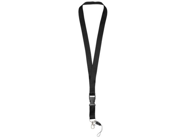 Sagan lanyard met afneembare gesp en telefoonhouder