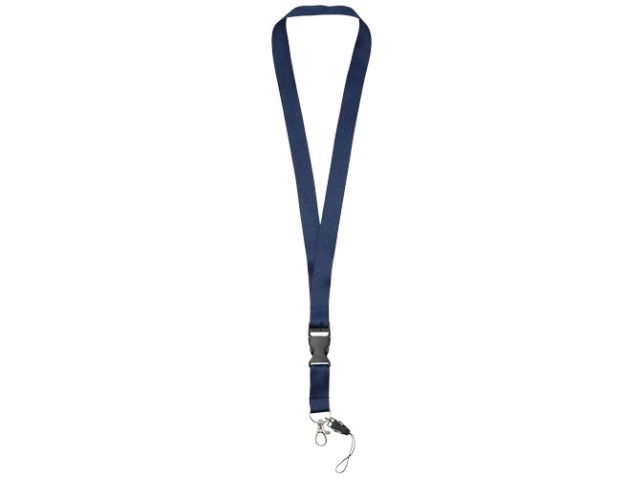 Sagan lanyard met afneembare gesp en telefoonhouder