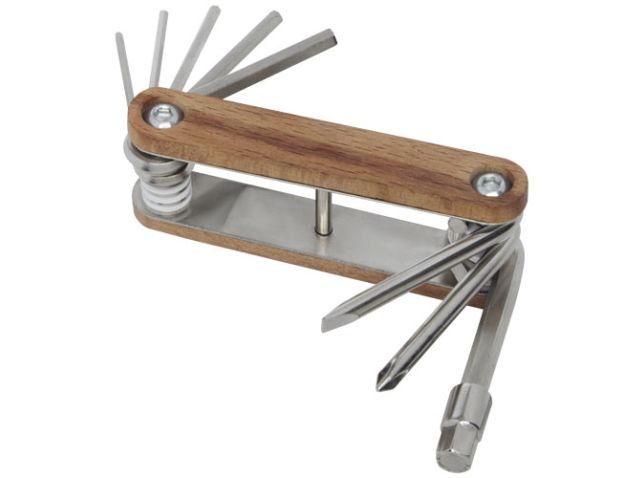 Fixie houten multitool voor fietsen met 8 functies