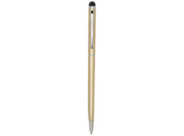 Ore aluminium balpen met stylus (blauwe inkt)