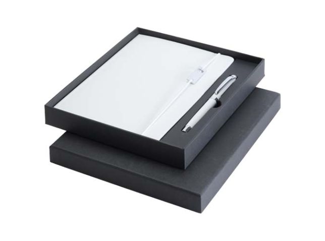 Legato Elegance A5 notitieboek met harde kaft en rollerbalpen set