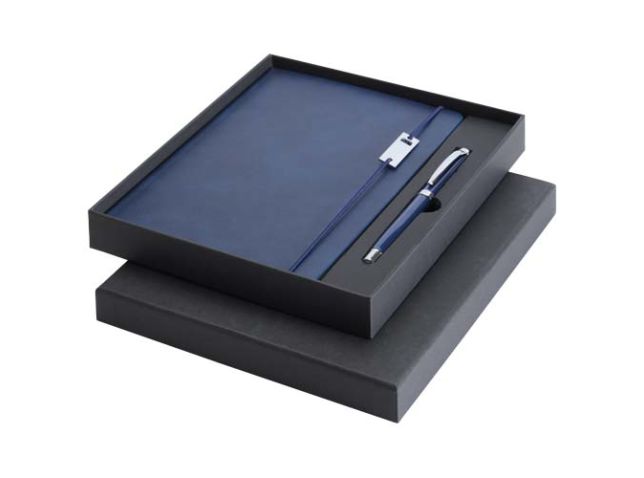 Legato Elegance A5 notitieboek met harde kaft en rollerbalpen set