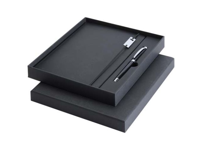 Legato Elegance A5 notitieboek met harde kaft en rollerbalpen set