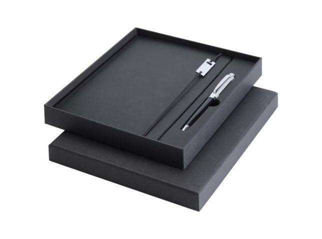 Legato Elegance A5 notitieboek met harde kaft en rollerbalpen set