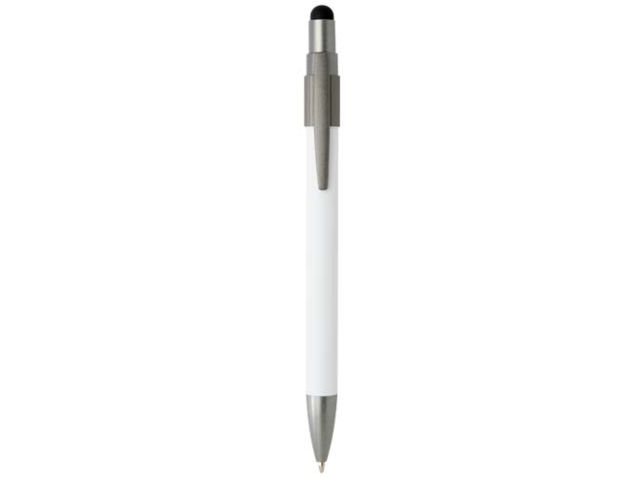 Rill RCS gerecycleerde balpen met stylus en fidget spinner (blauwe inkt)
