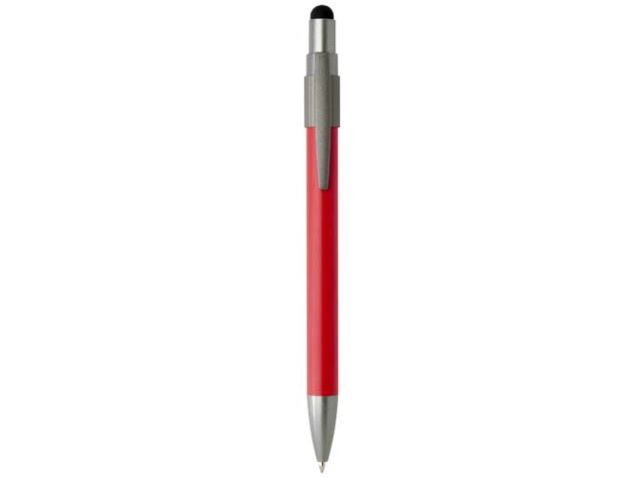 Rill RCS gerecycleerde balpen met stylus en fidget spinner (blauwe inkt)