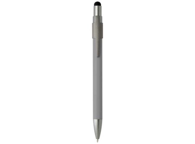 Rill RCS gerecycleerde balpen met stylus en fidget spinner (blauwe inkt)
