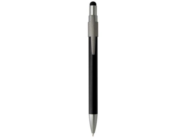 Rill RCS gerecycleerde balpen met stylus en fidget spinner (blauwe inkt)
