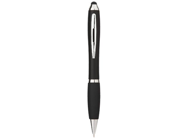 Nash stylus balpen gekleurd met zwarte grip (blauwe inkt)