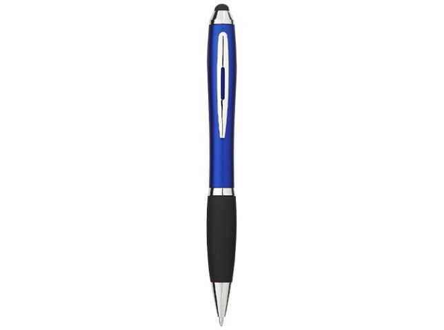 Nash stylus balpen gekleurd met zwarte grip (blauwe inkt)