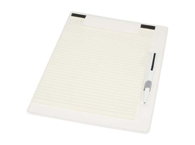 Clast A4 klembord met magnetische sluiting en RCS gerecyclede balpen (zwarte inkt)