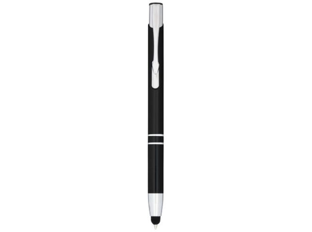 Moneta geanodiseerde aluminium stylus balpen (blauwe inkt)