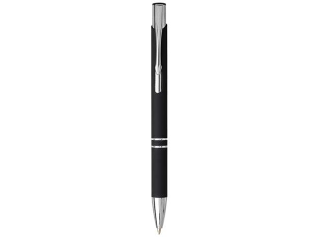 Moneta soft touch balpen met klikmechanisme (zwarte inkt)