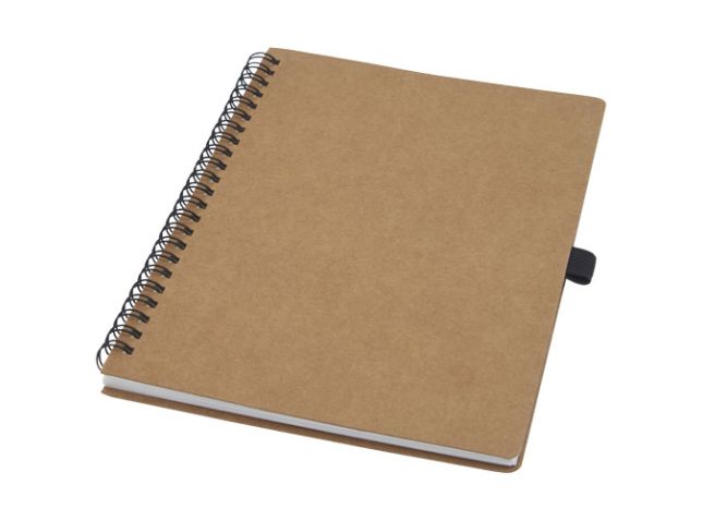 Cobble A5 wire-o gerecycled kartonnen notitieboek met steenpapier