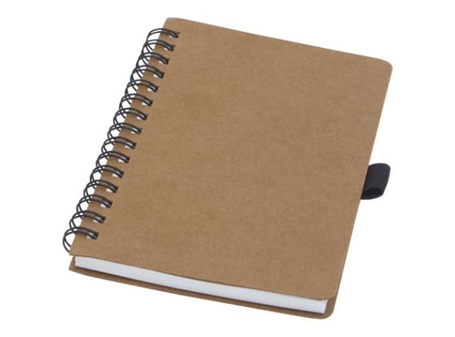 Cobble A6 wire-o gerecycled kartonnen notitieboek met steenpapier