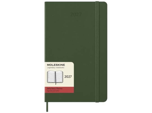 Moleskine dag-agenda voor 12 maanden met harde kaft