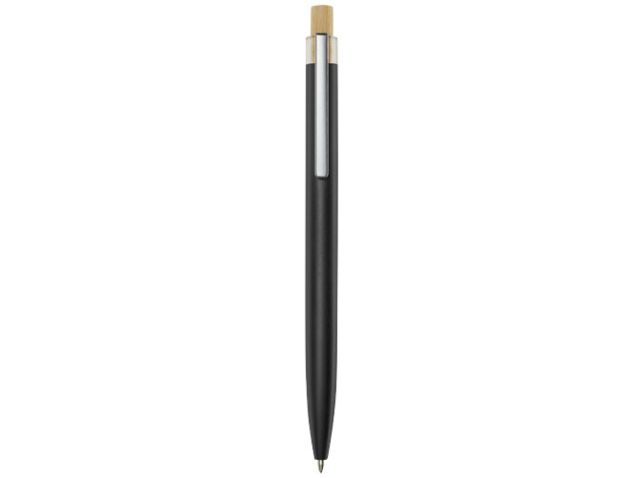 Nooshin balpen van gerecycled aluminium (blauwe inkt)