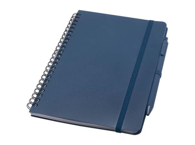 Thalaasa A5 ocean-bound hardcover notitieboek met balpen (zwarte inkt)