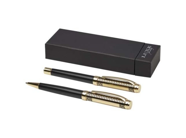 Legato set met balpen en rollerbalpen (blauwe inkt)