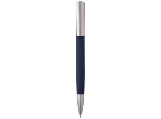 Ziguur balpen van gerecycled aluminium (blauwe inkt)