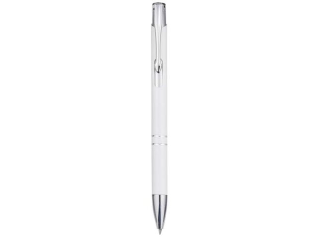 Moneta balpen van gerecycled aluminium (blauwe inkt)