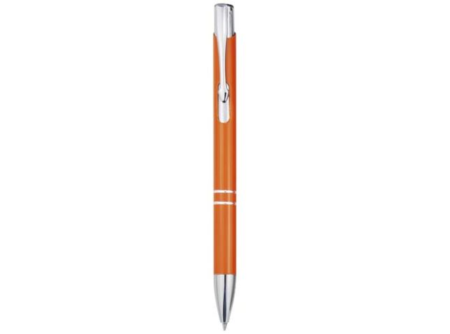 Moneta balpen van gerecycled aluminium (blauwe inkt)