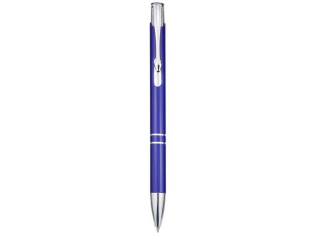 Moneta balpen van gerecycled aluminium (blauwe inkt)