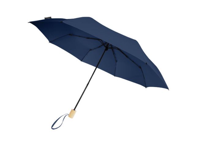 Birgit 21'' opvouwbare windproof gerecyclede PET-paraplu