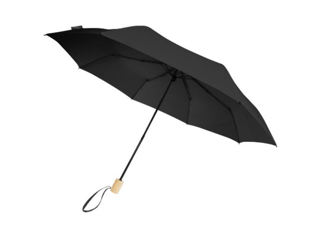 Birgit 21'' opvouwbare windproof gerecyclede PET-paraplu