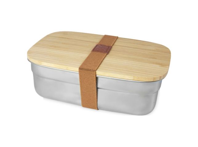 Tite 700 ml roestvrijstalen lunchbox met bamboe deksel