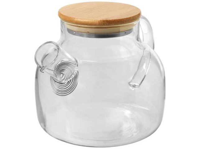 Zen theepot met zeef en bamboe deksel