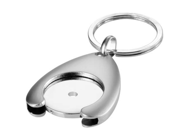 Trolley sleutelhanger met munthouder