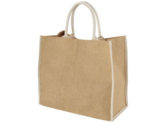 Harry jute draagtas met gekleurde accenten 25L