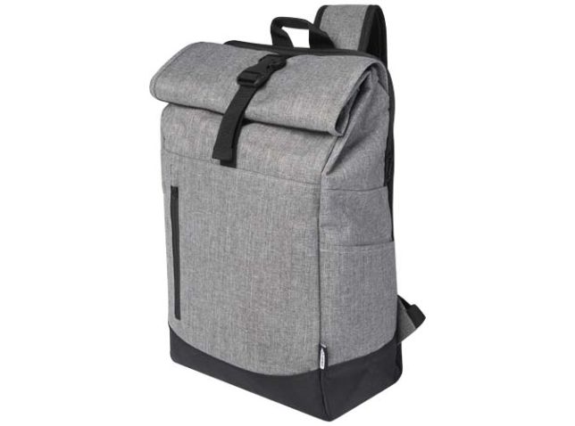 Libra 15,6 inch GRS gerecycled oprolbare laptop rugzak 12L
