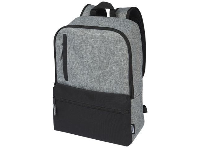 Reclaim GRS gerecyclede tweekleurige 15" laptoprugzak 14 L